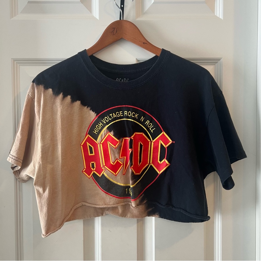 AC/DC Black Cotton T-Shirt